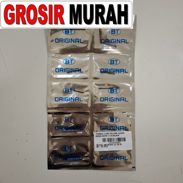 Tombol Luar Volume Xiaomi Redmi Note 11 5g Black
