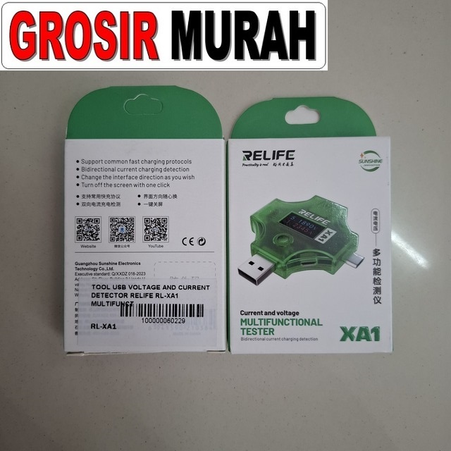 Tool Usb Voltage And Current Detector Relife Rl-xa1 Multifunctional