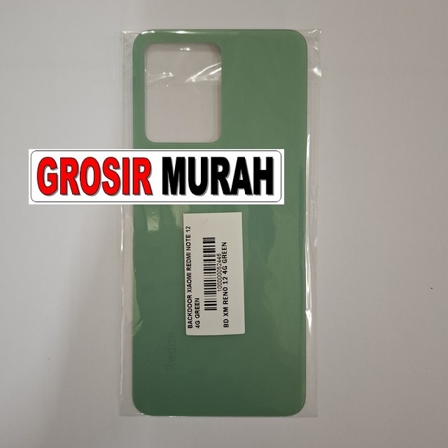 Backdoor Xiaomi Redmi Note 12 4G Green
