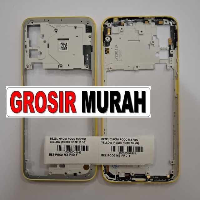 Bezel Poco M3 Pro Redmi Note 10 5G Yellow