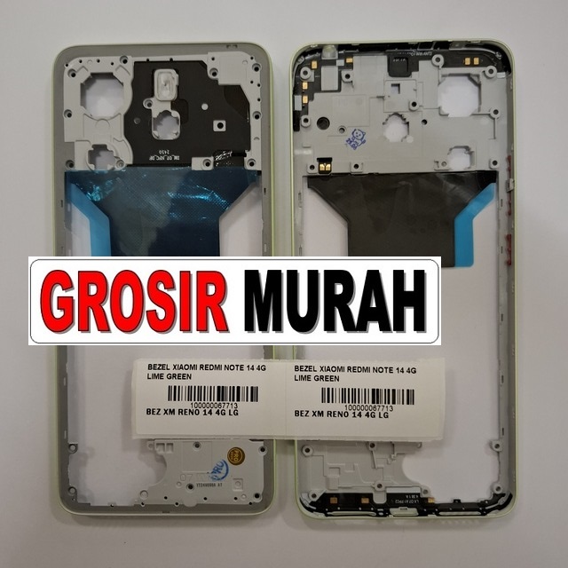 Bezel Xiaomi Redmi Note 14 4G Lime Green