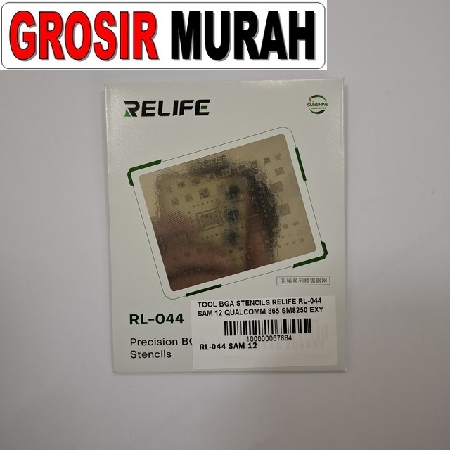 BGA Stencils Relife RL-044 SAM 12 untuk Qualcomm 865 (SM8250) & Exynos 990