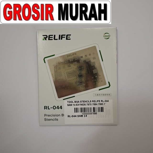 BGA Stencils Relife RL-044 SAM 14 untuk Exynos 7870 / 7884 / 7885 / 7904 / 9610 / 9611