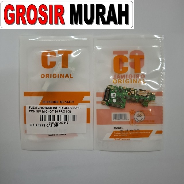 Flexi Charger Infinix X6873 (ori) Con Sim Mic (gt 30 Pro 5g)