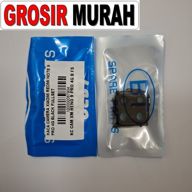 Kaca Kamera Redmi Note 9 Pro 4G Fullset Black