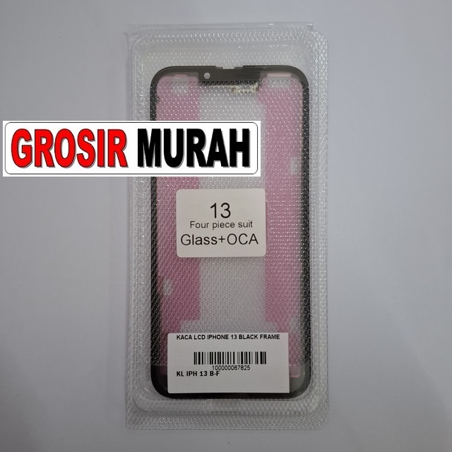 Kaca Lcd Iphone 13 Black Frame