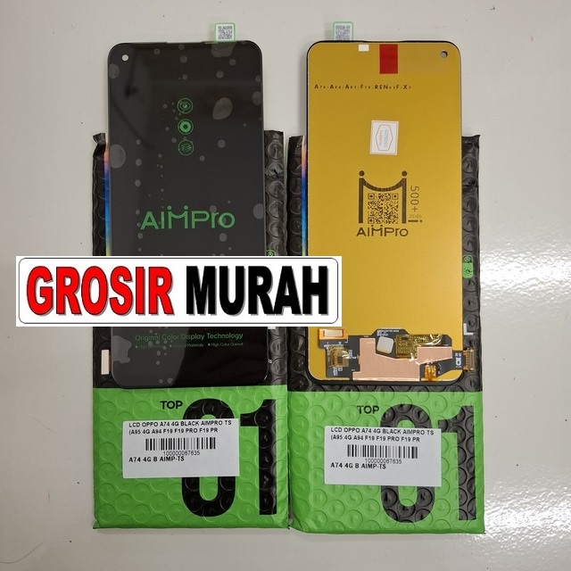Lcd Oppo A74 4g Black Aimpro Ts (a95 4g A94 F19 F19 Pro F19 Pro Plus Reno 7z 5f 6z Realme 7 Pro