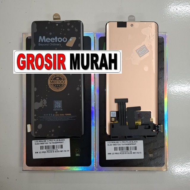 LCD Realme 12 Pro Plus Black OLED Meetoo TS Fingerprint