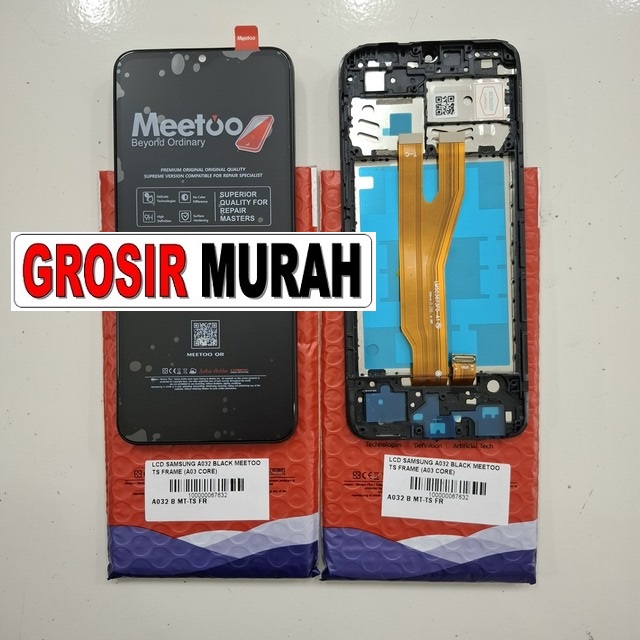 Lcd Samsung A032 Black Meetoo Ts Frame (a03 Core)