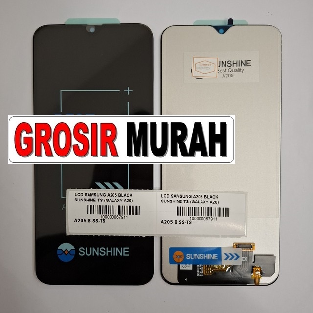 Lcd Samsung A205 Black Sunshine Ts (galaxy A20)