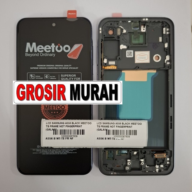 Lcd Samsung A556 Black Meetoo Ts Frame Not Fingerprint (galaxy A55 5g)