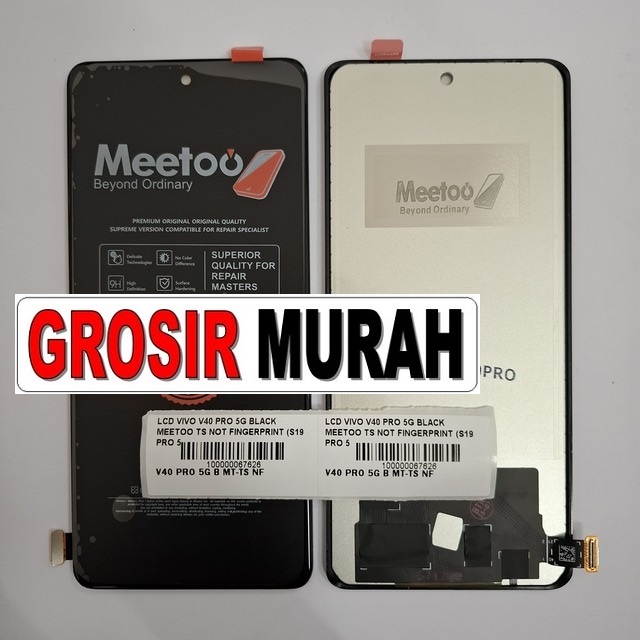 Lcd Vivo V40 Pro 5g Black Meetoo Ts Not Fingerprint (s19 Pro 5g)