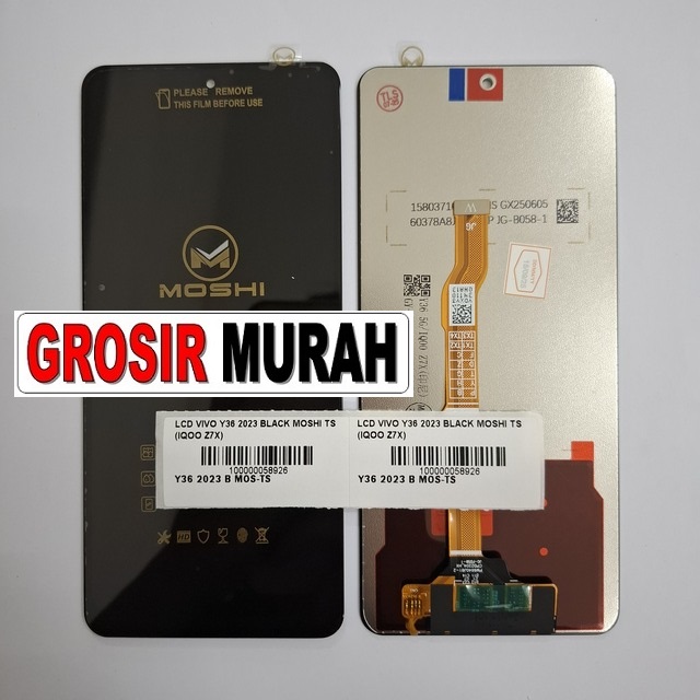 LCD Vivo Y36 2023 Moshi iQOO Z7X Black