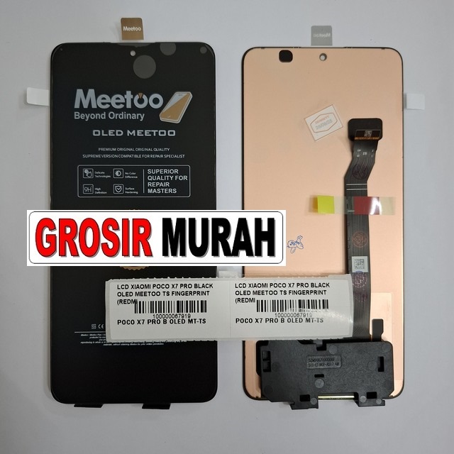 Lcd Xiaomi Poco X7 Pro Black Oled Meetoo Ts Fingerprint (redmi Turbo 4)