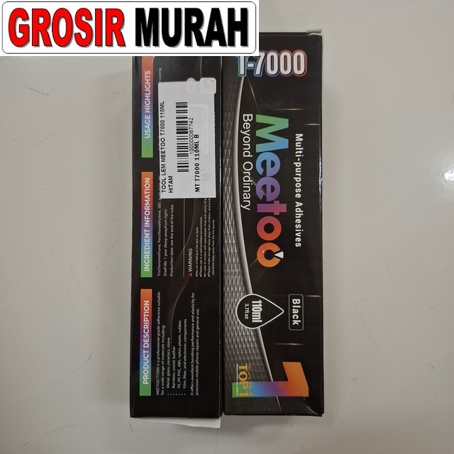 Lem Meetoo T7000 110Ml Hitam