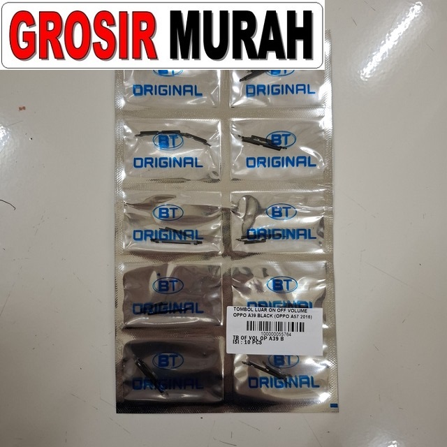 Tombol Luar On Off Volume Oppo A39 A57 2016 Black