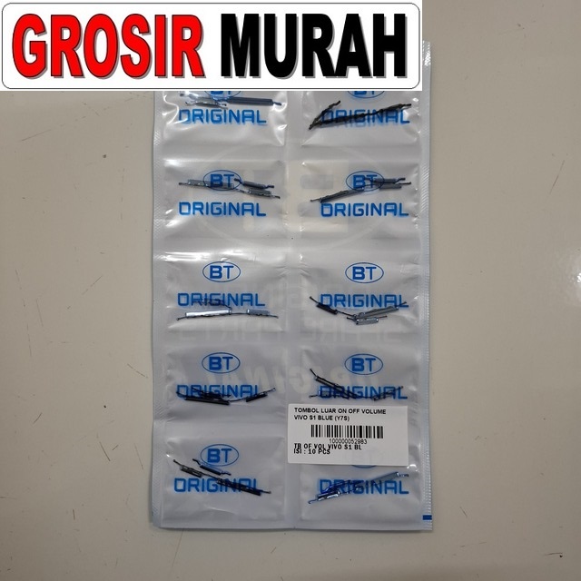 Tombol Luar On Off Volume Vivo S1 Y7S Blue