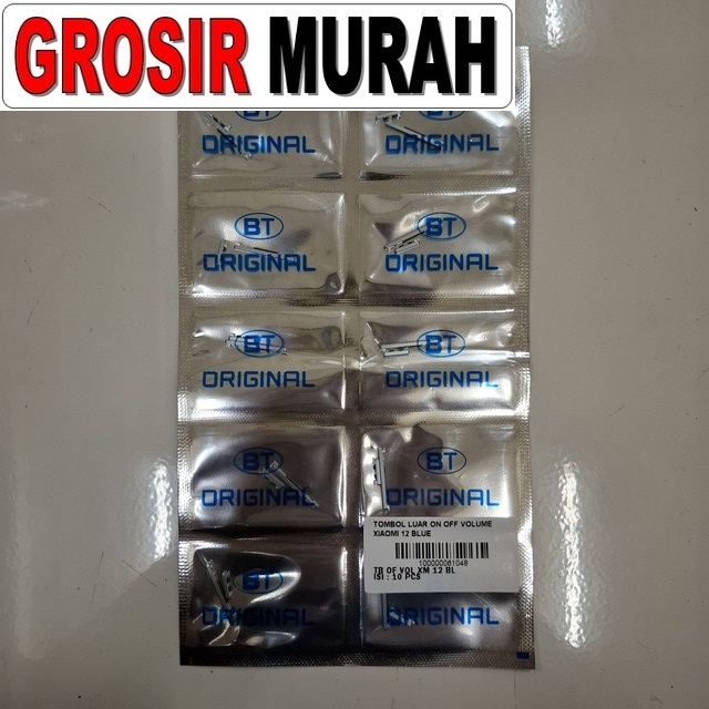 Tombol Luar On Off Volume Xiaomi 12 Blue