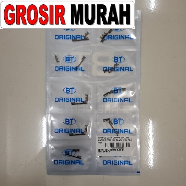 Tombol Luar On Off Volume Xiaomi Redmi K20 Black (k20 Pro Mi9t Mi9t Pro)