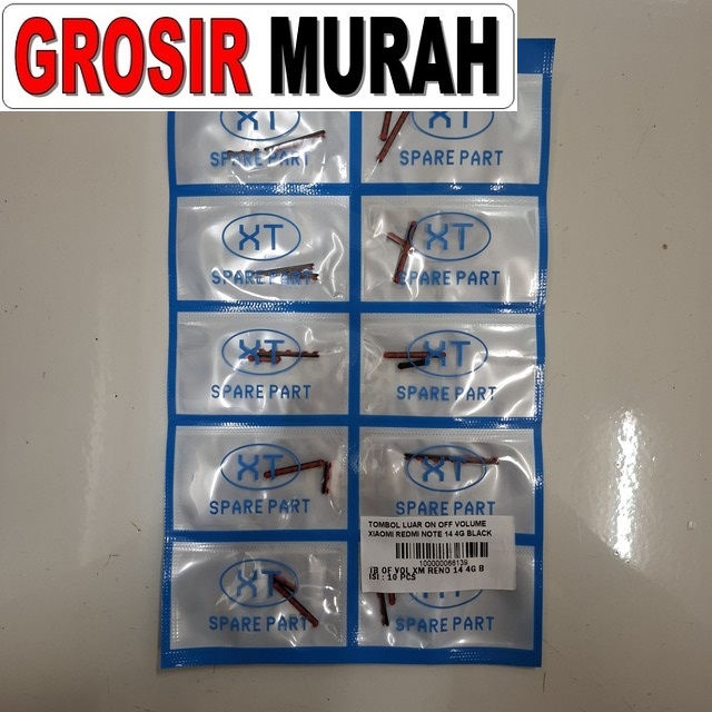 Tombol Luar On Off Volume Xiaomi Redmi Note 14 4g Black