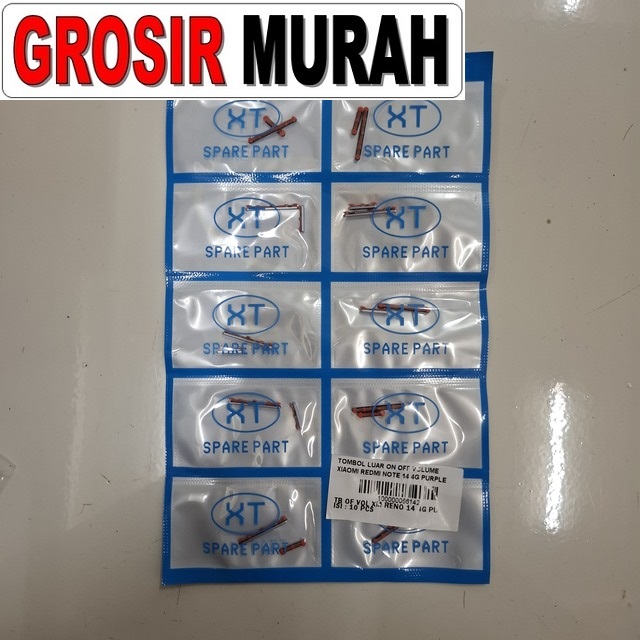 Tombol Luar On Off Volume Xiaomi Redmi Note 14 4g Purple