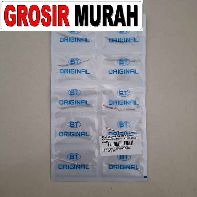 Tombol Luar On Off Volume Redmi Note 5 Note 5 Pro Rose Gold