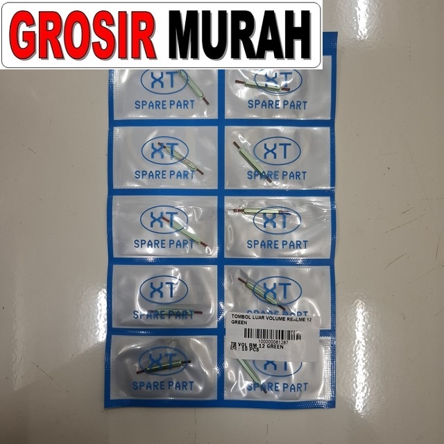Tombol Luar Volume Realme 12 Green
