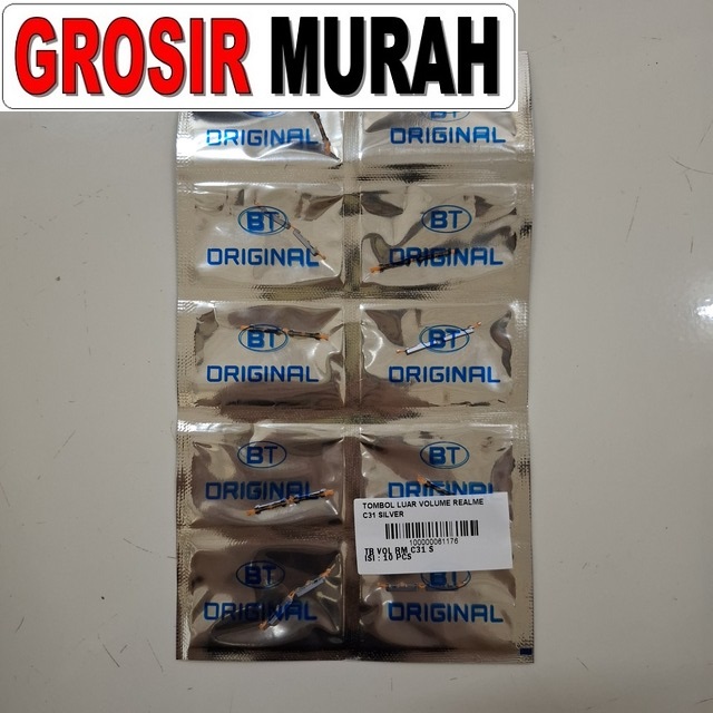 Tombol Luar Volume Realme C31 Silver