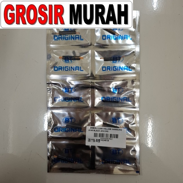 Tombol Luar Volume Samsung A146 Black (a14 5g)