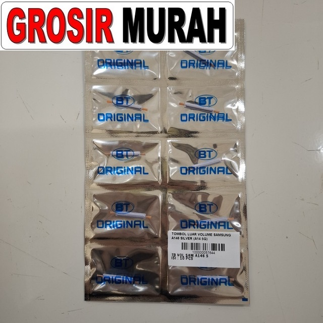 Tombol Luar Volume Samsung A146 Silver (a14 5g)