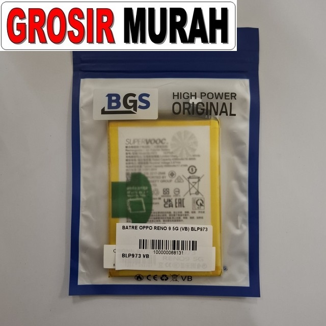 Batre Oppo Reno 9 5G BLP973 VB