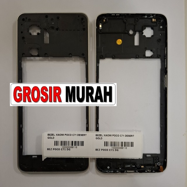 Bezel Xiaomi Poco C71 Desert Gold