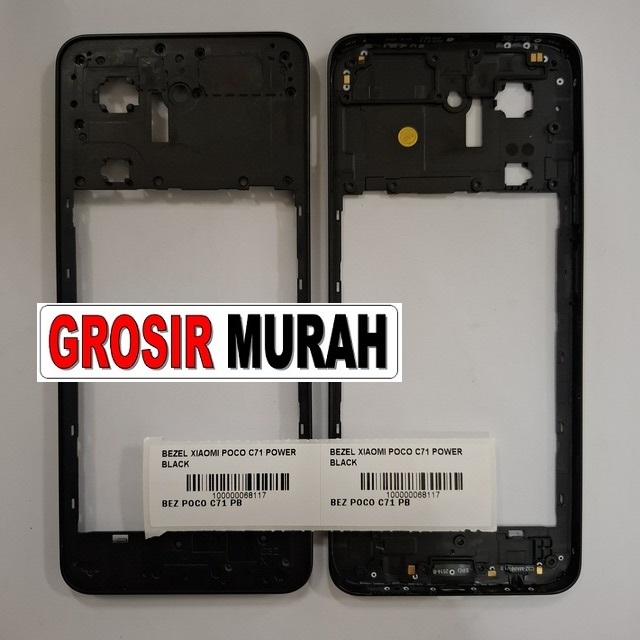 Bezel Xiaomi Poco C71 Power Black