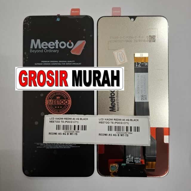 LCD Redmi A5 4G Meetoo (kompatibel Poco C71) warna Black