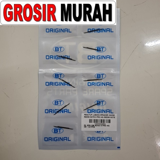 Penutup Lubang Speaker Redmi Note 9 Pro 4G / Redmi Note 9S