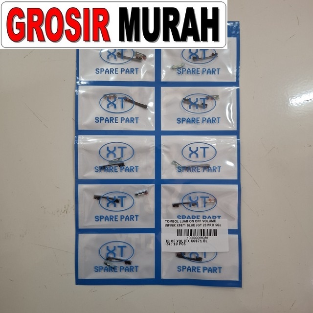 Tombol Luar On Off Volume Infinix X6871 GT 20 Pro 5G Blue