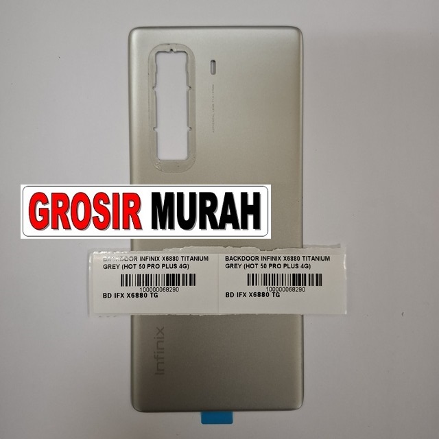 Backdoor Infinix X6880 Hot 50 Pro Plus 4G Titanium Grey