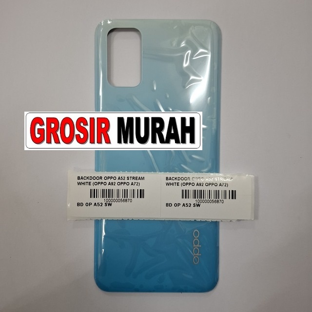 Backdoor Oppo A52 Stream White (oppo A92 Oppo A72)