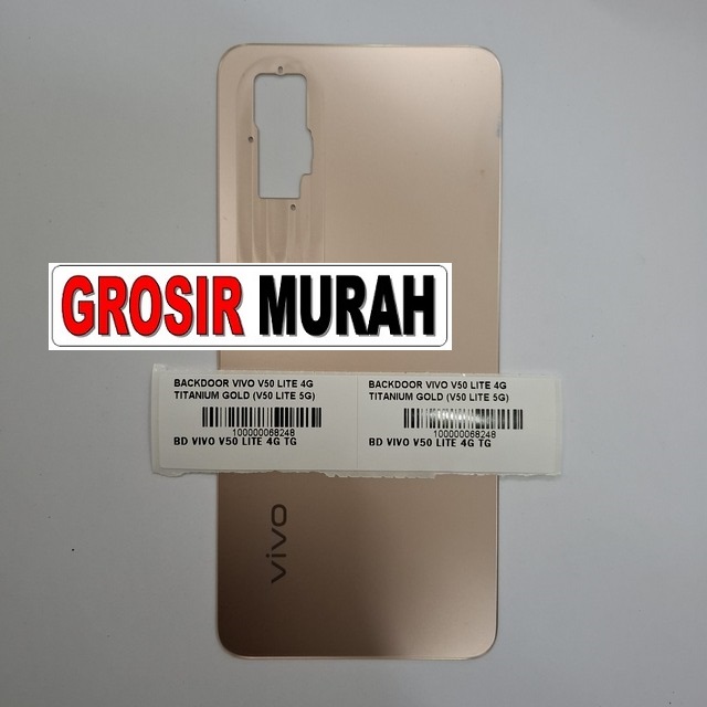 Backdoor Vivo V50 Lite 4G 5G Titanium Gold