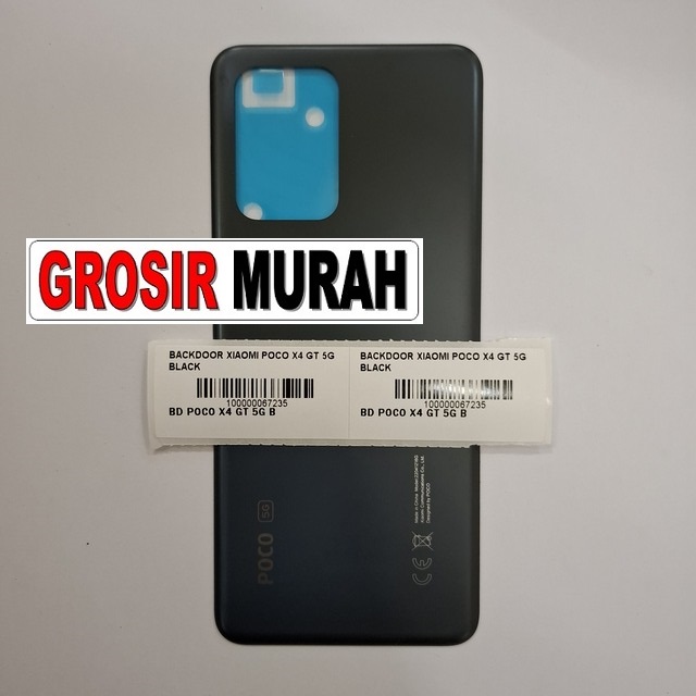 Backdoor Xiaomi Poco X4 GT 5G Black