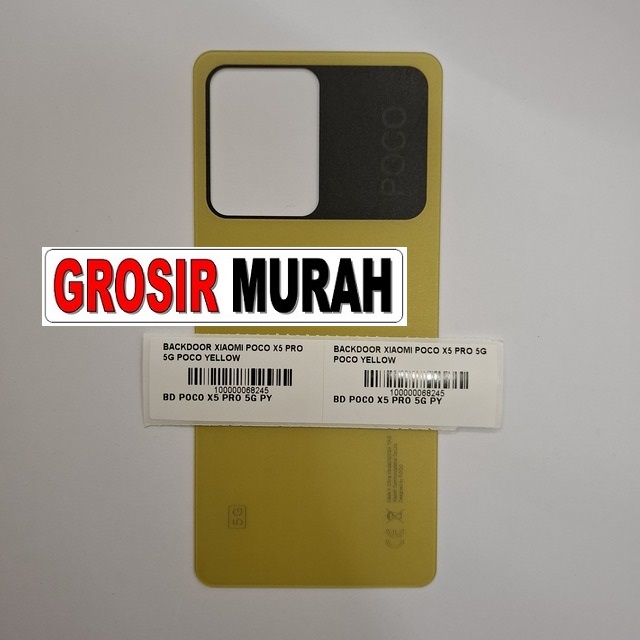Backdoor Xiaomi Poco X5 Pro 5G Poco Yellow