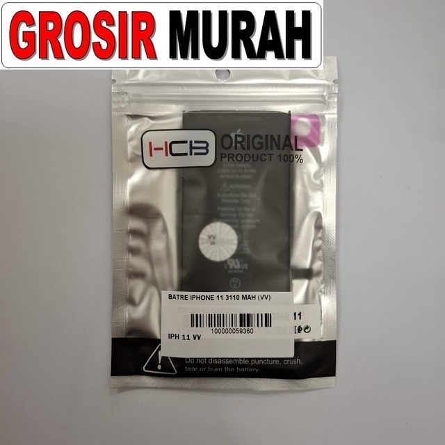 Batre iPhone 11 VV 3110mAh