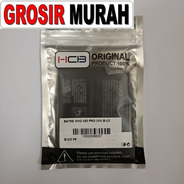 Batre Vivo X80 Pro B-U3 VV