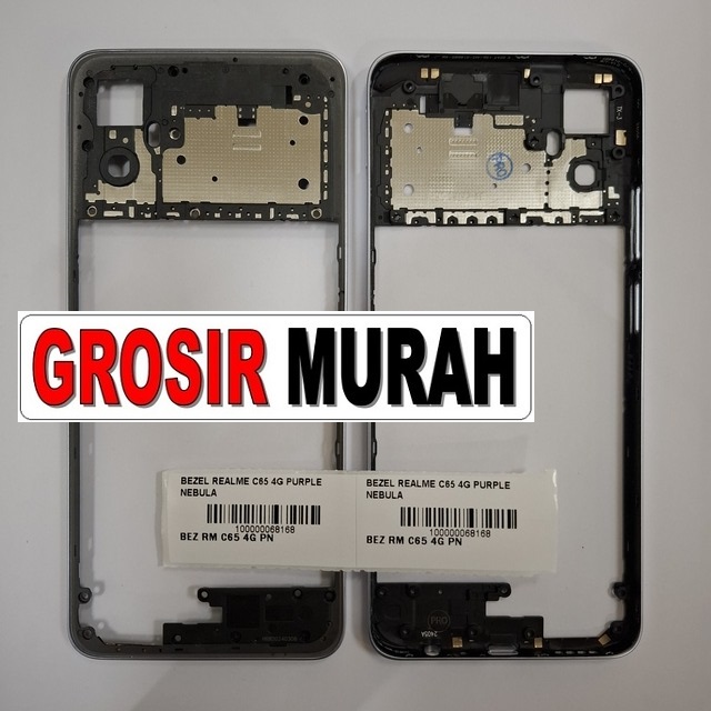 Bezel Realme C65 4G Purple Nebula