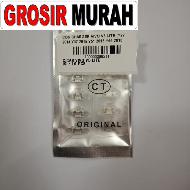 Con Charger Vivo V5 Lite Y27 2014 Y37 2015 Y51 2015 Y55 2016 Y65 Y66