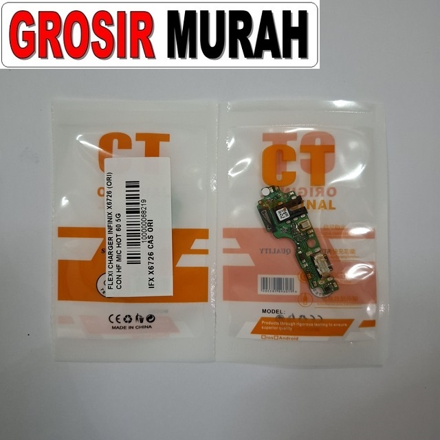Flexi Charger Infinix X6726 Ori Hot 60 5G