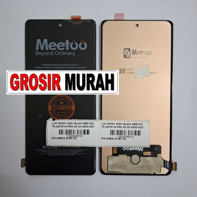 LCD Infinix X6851 Meetoo Note 40 Pro 4G 5G X6850 Note 40 Pro+ 5G Hot 50 Pro+ Camon 40 Pro