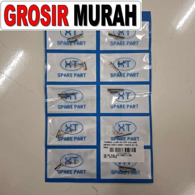 Tombol Luar On Off Volume Infinix X6873 X6876 GT 30 Pro 5G GT 30 5G Grey