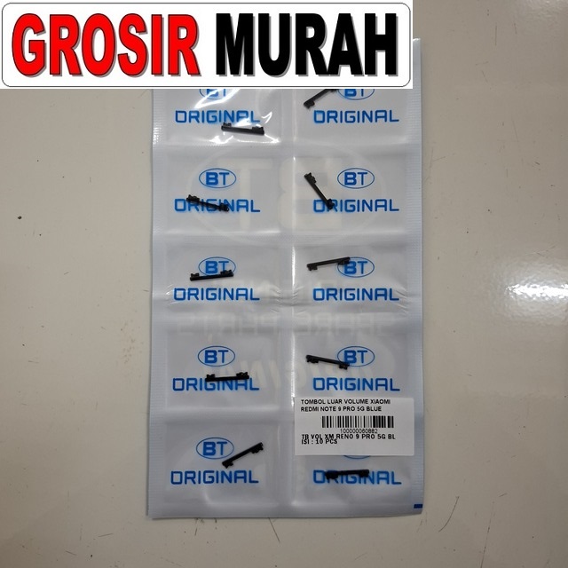 Tombol Luar Volume Xiaomi Redmi Note 9 Pro 5g Blue