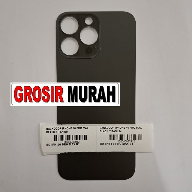 Backdoor Iphone 16 Pro Max Black Titanium